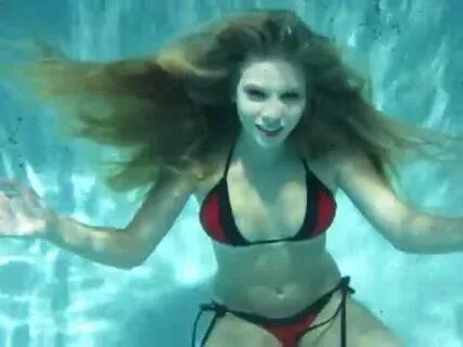 @TrinaMason underwater in a red and black bikini - YouTube