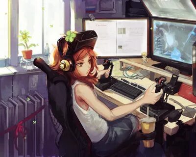 Gamer Girl Wallpapers posted by Zoey Peltier