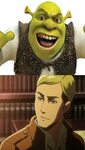 Accidentally in Love - Shrek x Erwin Smith by what-the-honk 