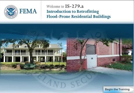FEMA IS 279.A Answers - Retrofitting Flood-Prone Buildings F