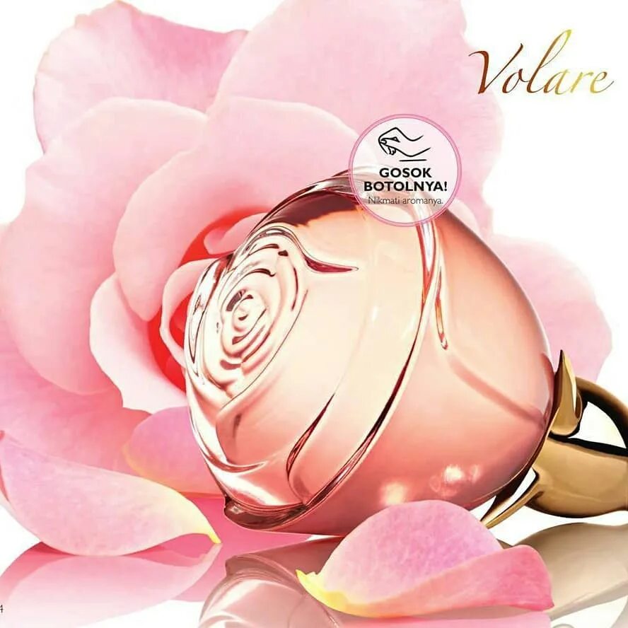 Volare Eau de Parfum...Lembut dan sensual, memang rose yang paling tahu soa...