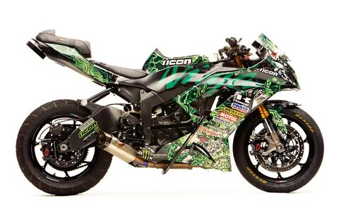 Jason Britton Signature ZX6R Bikes ICON Motosports - Ride Am