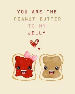 Girlfriend Boyfriend Funny Love Card You're the Peanut Butte
