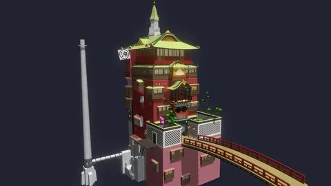 Spirited Away - Bath House - Buy Royalty Free 3D model by Ta