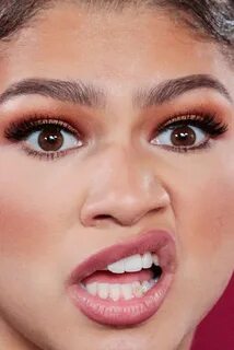 zendaya zendaya funny face makeup make-up celebrity celebs c