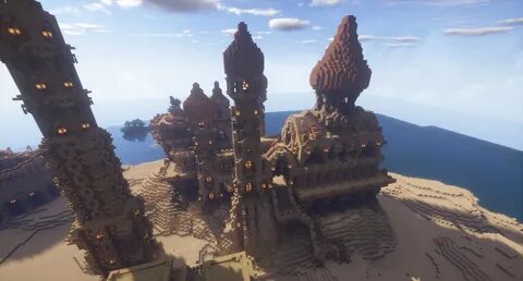 Fantasy Desert Castle - Creative Mode - Minecraft: Java Edit