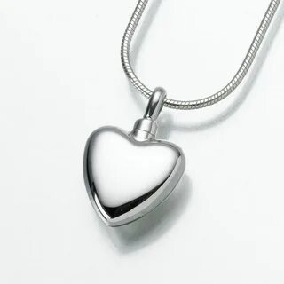 Small Heart Pendant Cremation Jewelry Cremation Necklaces Je