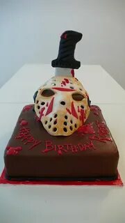 Friday the 13th Cake Friday the 13th cake made for a Frida. 
