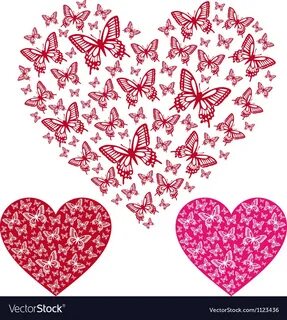 Free 311 Heart Shaped Butterfly Heart Svg SVG PNG EPS DXF Fi