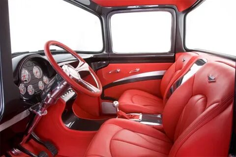 1956 FORD F-100 CUSTOM PICKUP - Interior - 190030 Pickup tru