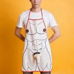 Sexy Funny 3D Penis Cooking Kitchen Apron Man Sexy Dinner Pa