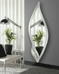 Marco espejo hoja Mirror design wall, Home interior design, 