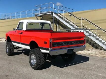 Used 1972 Chevrolet Pickup -K10-SWB HUGGER ORANGE 4x4-FRAME 