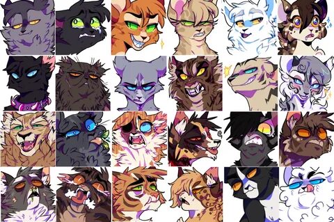FREE TO USE warrior cats icons by iyd.deviantart.com on @Dev