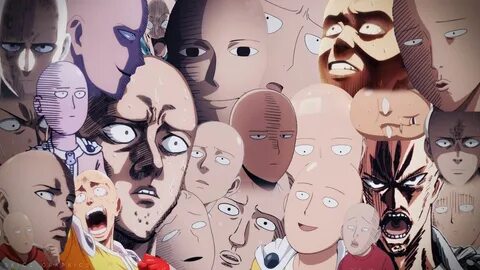 One Punch Man Saitama One-Punch Man #Saitama #face #artwork 