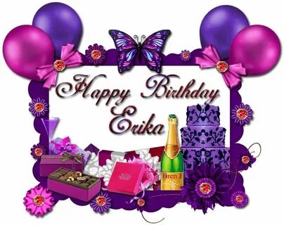 Happy Birthday Erika Birthday, Happy cake day, Happy birthda