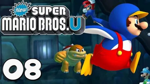 New Super Mario Bros U Wii U - Part 8 - Frosted Glacier 100%