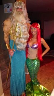 Our King Triton costume we made lol...The little mermaid Ari