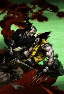 Wolverine vs The Demon-Lord Ryuki by Katsuya Terada #SoulTak