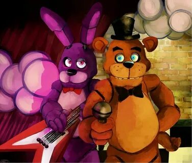 Freddy e Bonnie Fnaf art, Fnaf characters, Fnaf