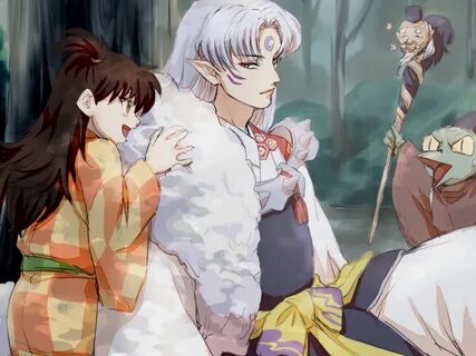 Скачать обои Рин, Inuyasha, Сешоумару, раздел сёнэн в разреш