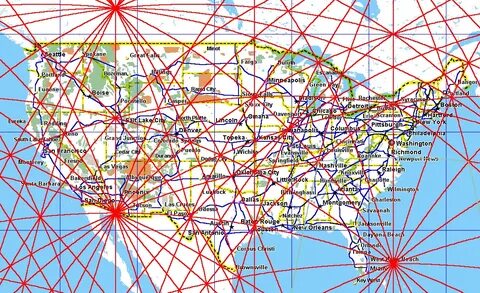 Magnetic Ley Lines in America google earth overlay for ley l