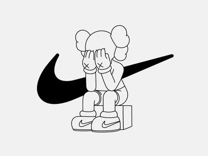 Nike Nike art, Mini drawings, Kaws wallpaper