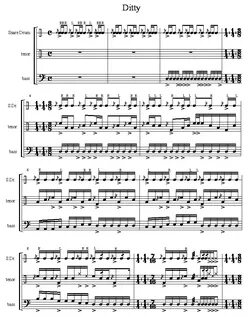DITTY SHEET MUSIC SNARE PDF