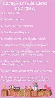 Caregiver Rule Ideas by DDLG-Princess on DeviantArt
