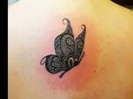 Lace butterfly tattoo Lace butterfly tattoo, Butterfly tatto