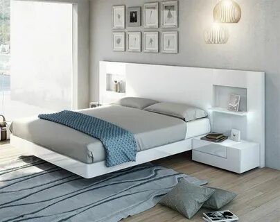 white high gloss king bed with storage drawers - Google Sear