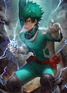 Izuku Midoriya (Deku) by Nopeys ' Poster by Deviant Designs 