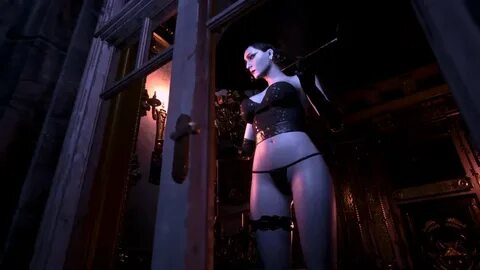Lady Dimitrescu with Long Dress Resident Evil Village 🍷 - Yo