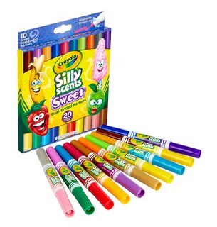Crayola Silly Scents Dual Ended Markers, Sweet Scented Marke