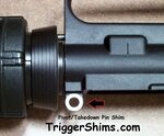 AR-10 AR-15 Shims for Pivot Pin, Bolt Catch, Barrel, Trigger