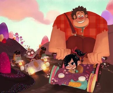 Wreck-It Ralph - Vanellope and Ralph - Lorelay Bove - World-