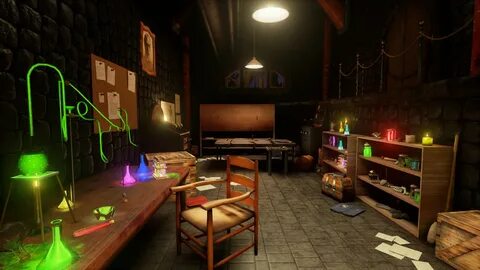 ArtStation - Mad Scientist Lab