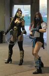 Scorpion/Sub-Zero cosplay Sexy cosplay, Cosplay woman, Cospl