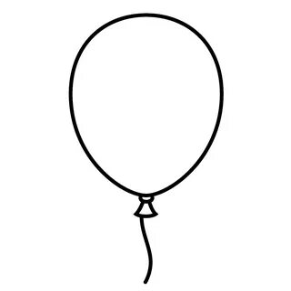 Balloon Black and White Download Picture ｜ illustoon Black a