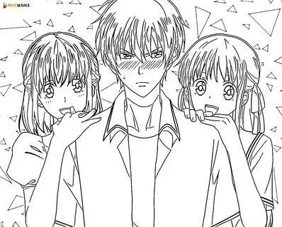 Fruits Basket Coloring Pages - AniYuki - Anime Portal