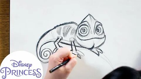 How to Draw Pascal from Tangled Disney Princess - YouTube