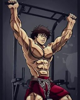 BAKI TRAINING Fotos en caricatura, Anime de artes marciales,