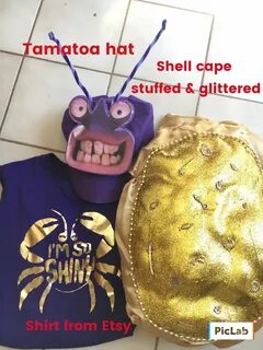 DIY Moana Tamatoa costume shiny crab MNSSHP runDisney Hallow