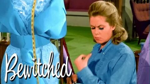Samantha Tries To Design A Dress Bewitched - YouTube
