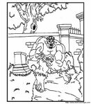 coloring Hulk, page 029