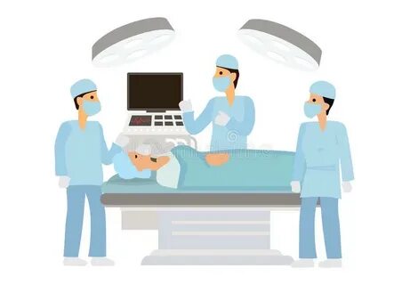 Surgical operation stock vector. Illustration of emergency -