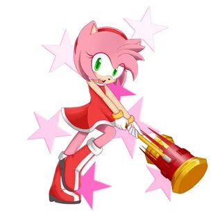 Hammer Time!! //Amy Rose// by GoichiKitty on DeviantArt