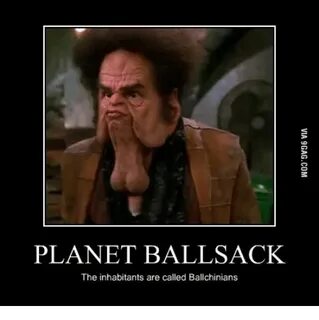 PLANET BALL SACK the Inhabitants Are Called Ballchinians Pla
