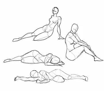 Lying Down Drawing Reference - Kutsu Wallpaper