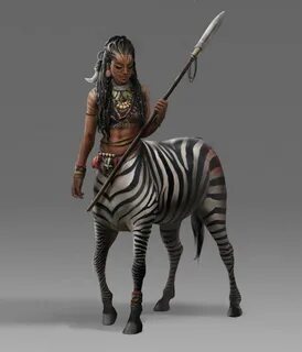 RPG Female Character Portraits Female centaur, Mythical crea